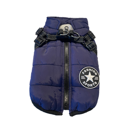 Hundejacke Blau